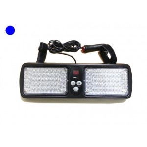 LED zonneklep flitser blauw LED zonneklep flitser blauw